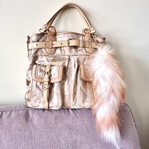 Fluffy Fox Fur Tail Keychain